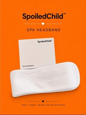 Spoiled White Spa Headband NWT